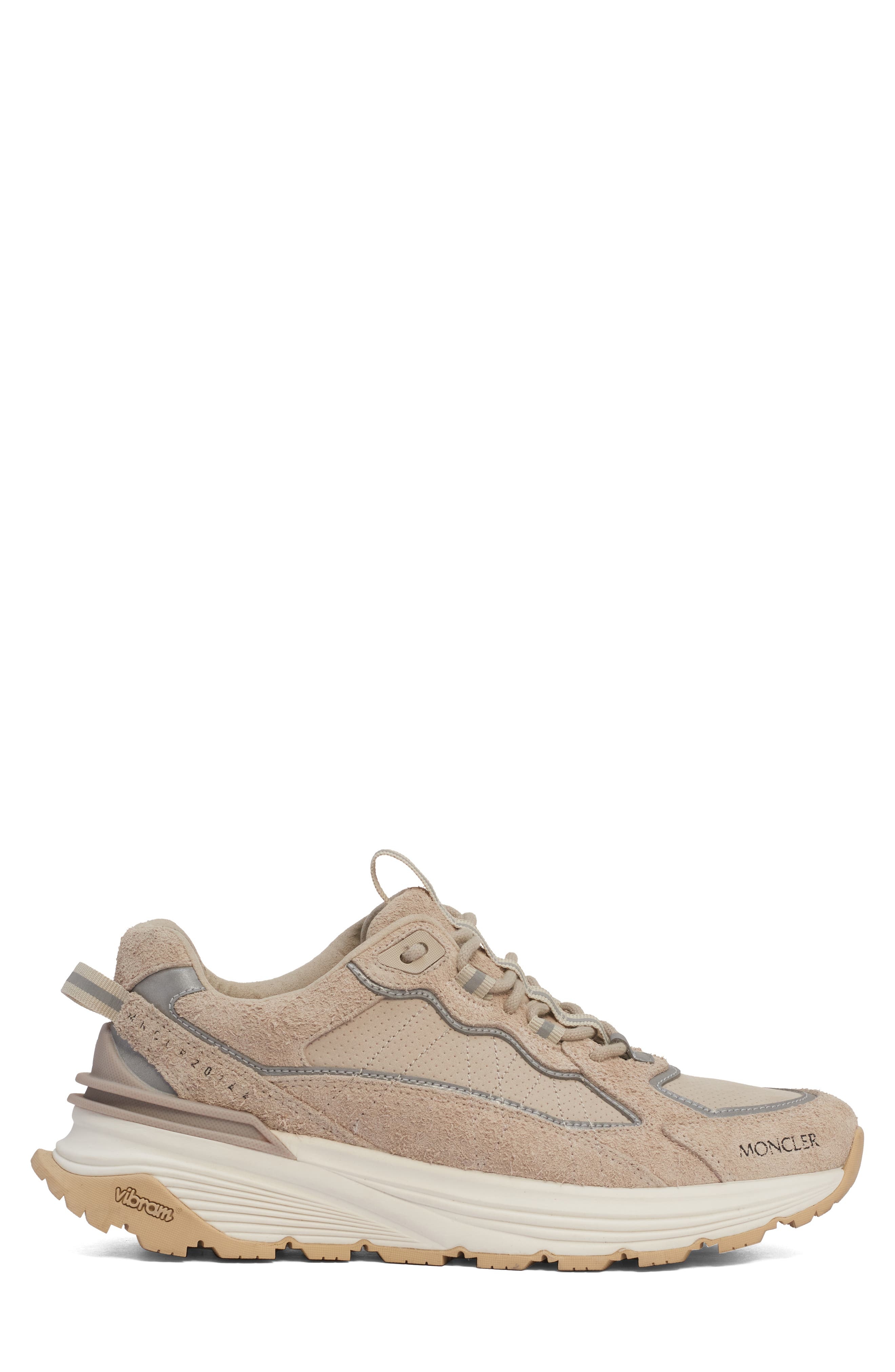 Moncler Lite Runner Low Top Sneaker in Beige at Nordstrom - 3