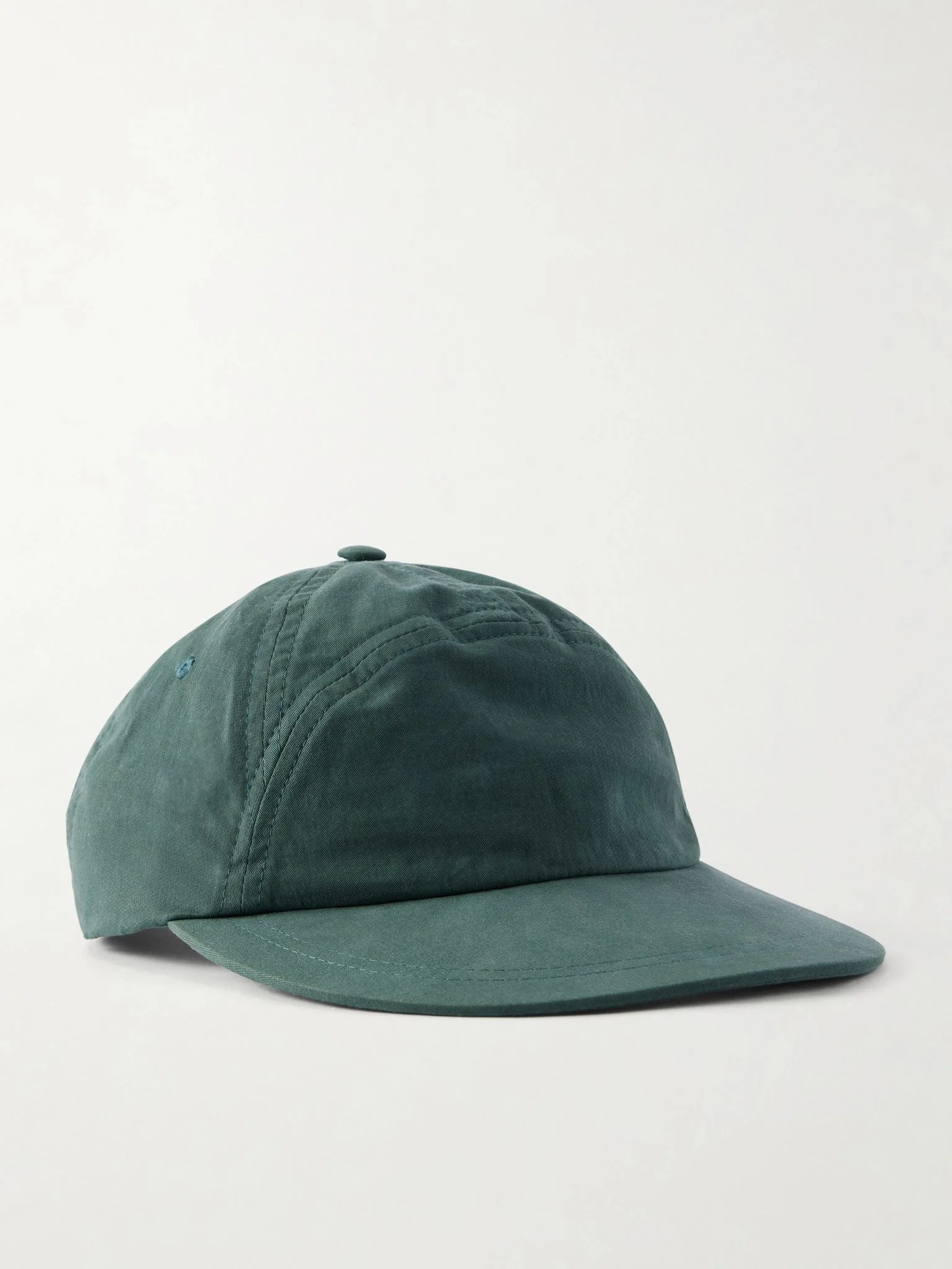 Wald Cotton-Blend Baseball Cap Green - 1