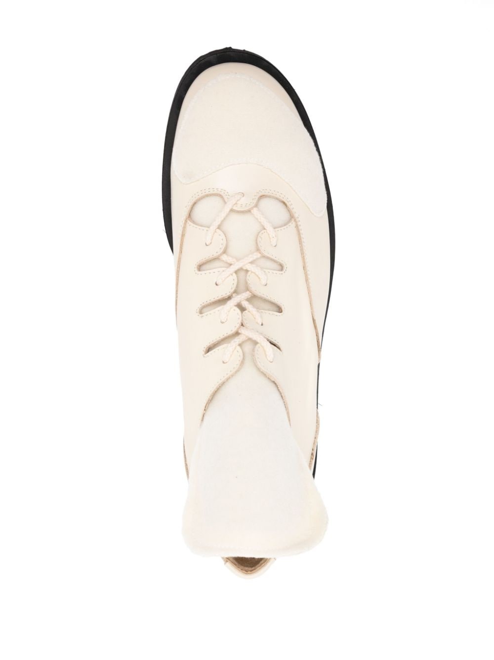 lace-up leather Derby shoes - 4
