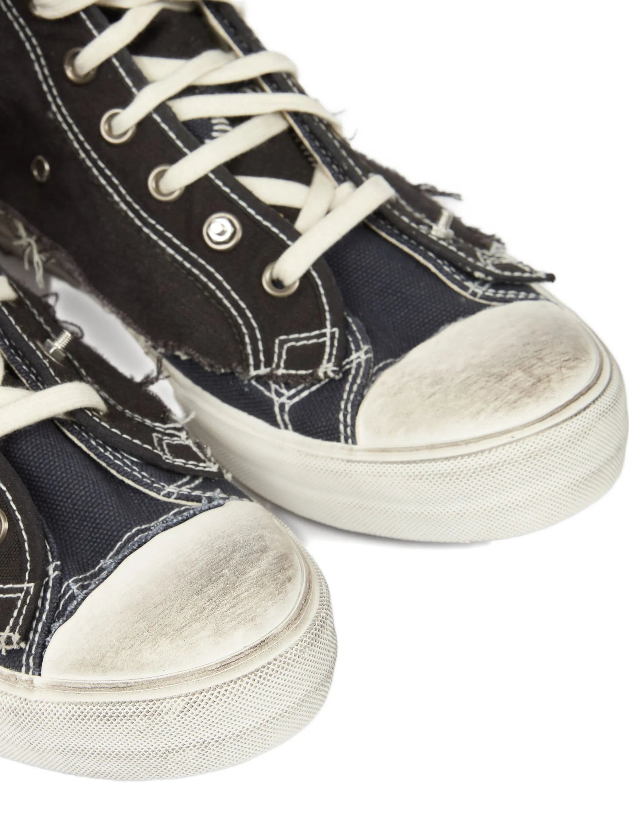 Maison Margiela Distressed High-top Sneakers - 5