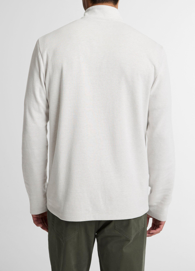 Vince Double-Face Cotton-Blend Quarter-Zip Pullover outlook