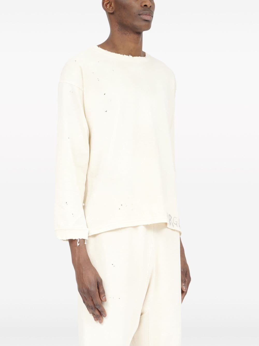 Handwritten cotton sweatshirt - 3