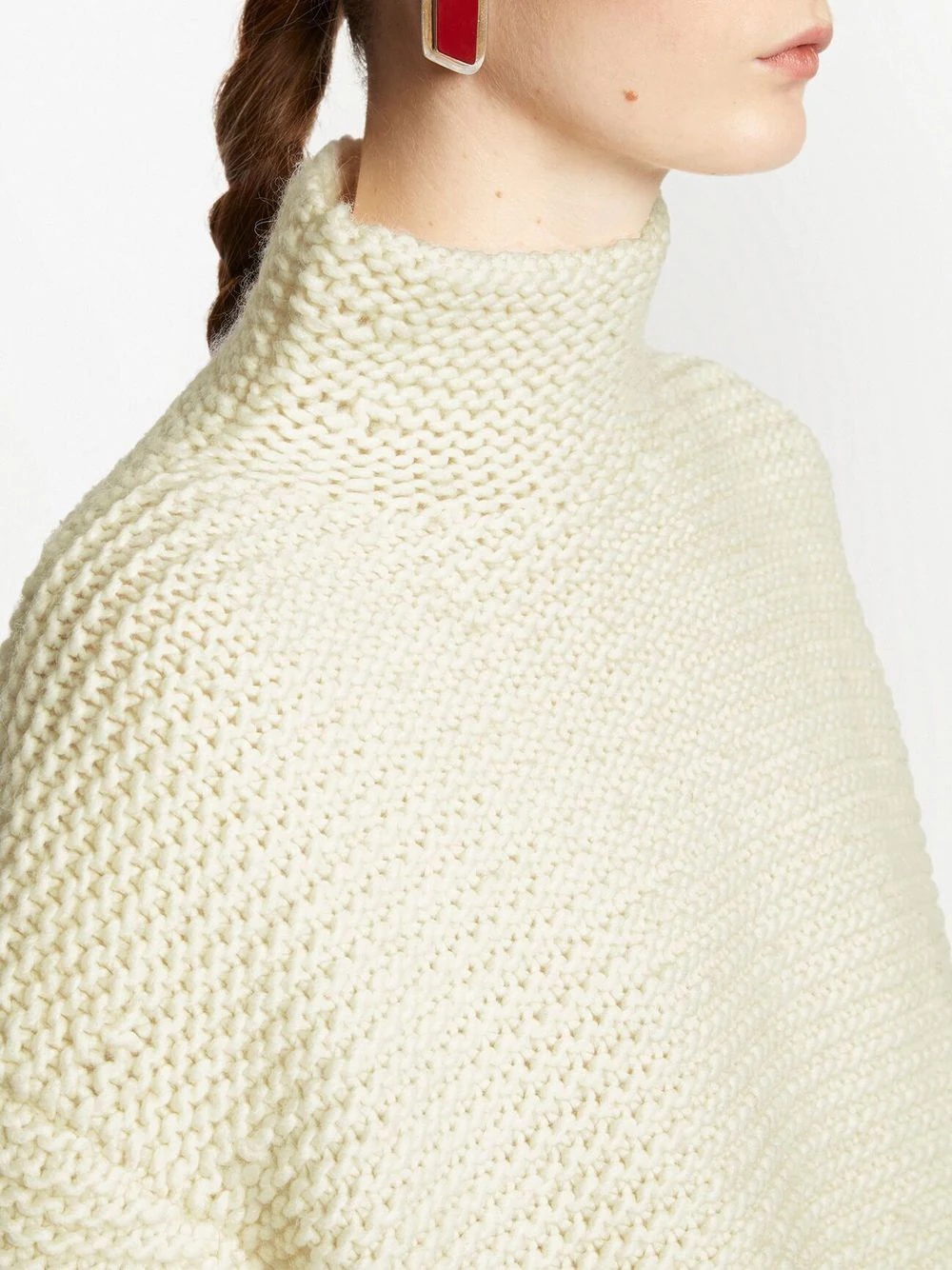 roll-neck chunky-knit jumper - 5