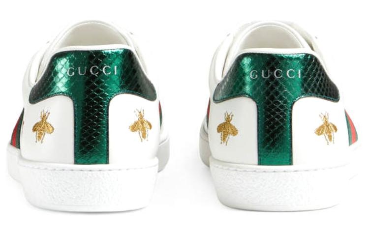 Gucci Ace Embroidered 'Bees and Stars' 386750-A38F0-9073 - 5