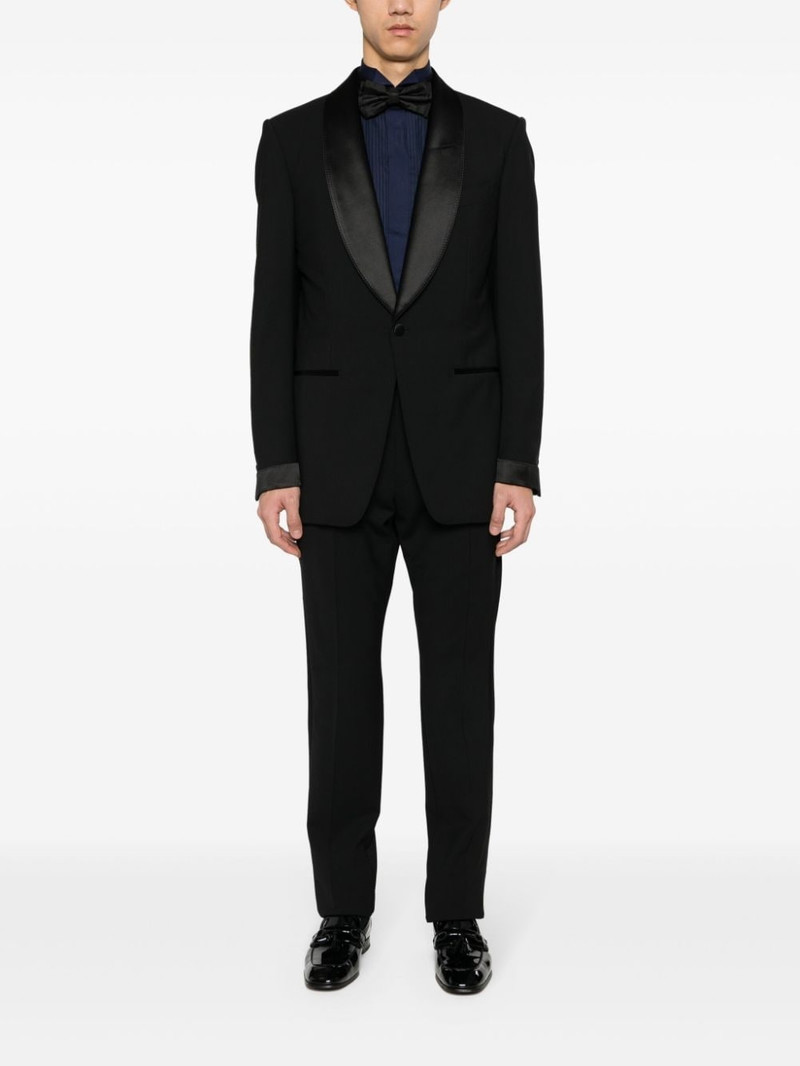 pleat detailing cotton shirt 1