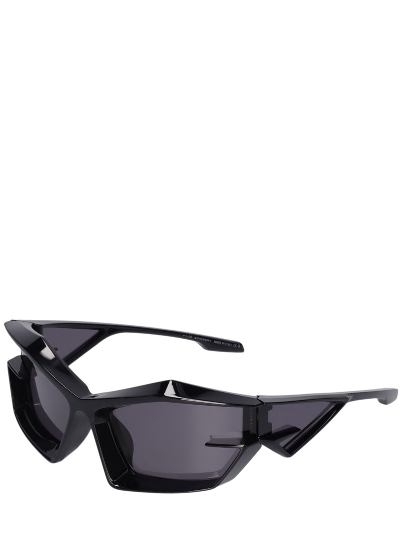 Giv Cut geometric shiny sunglasses - 2