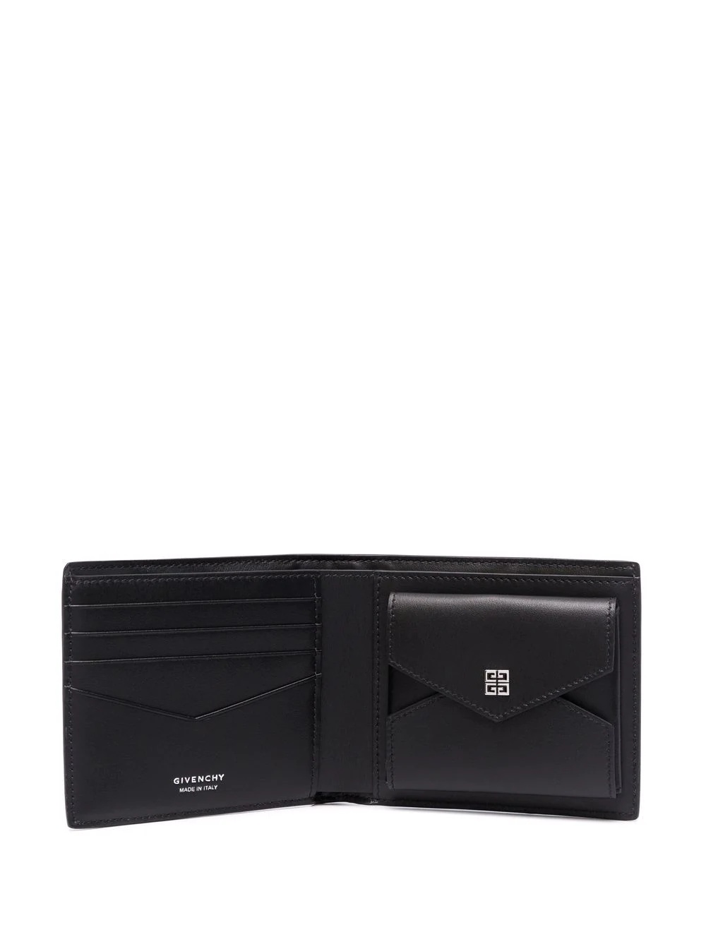 embossed logo leather wallet - 3