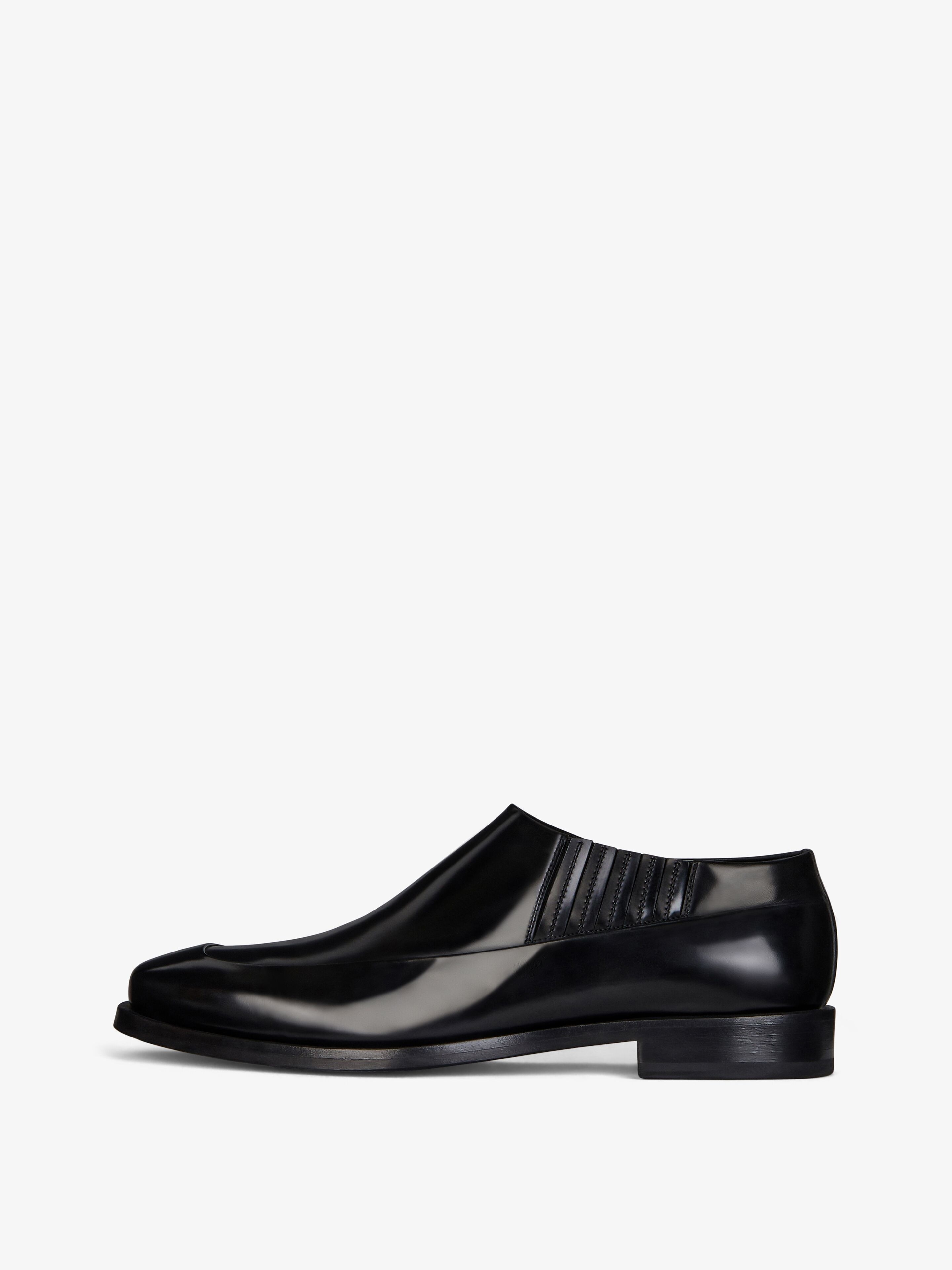 SQUARED DERBIES IN LEATHER - 3