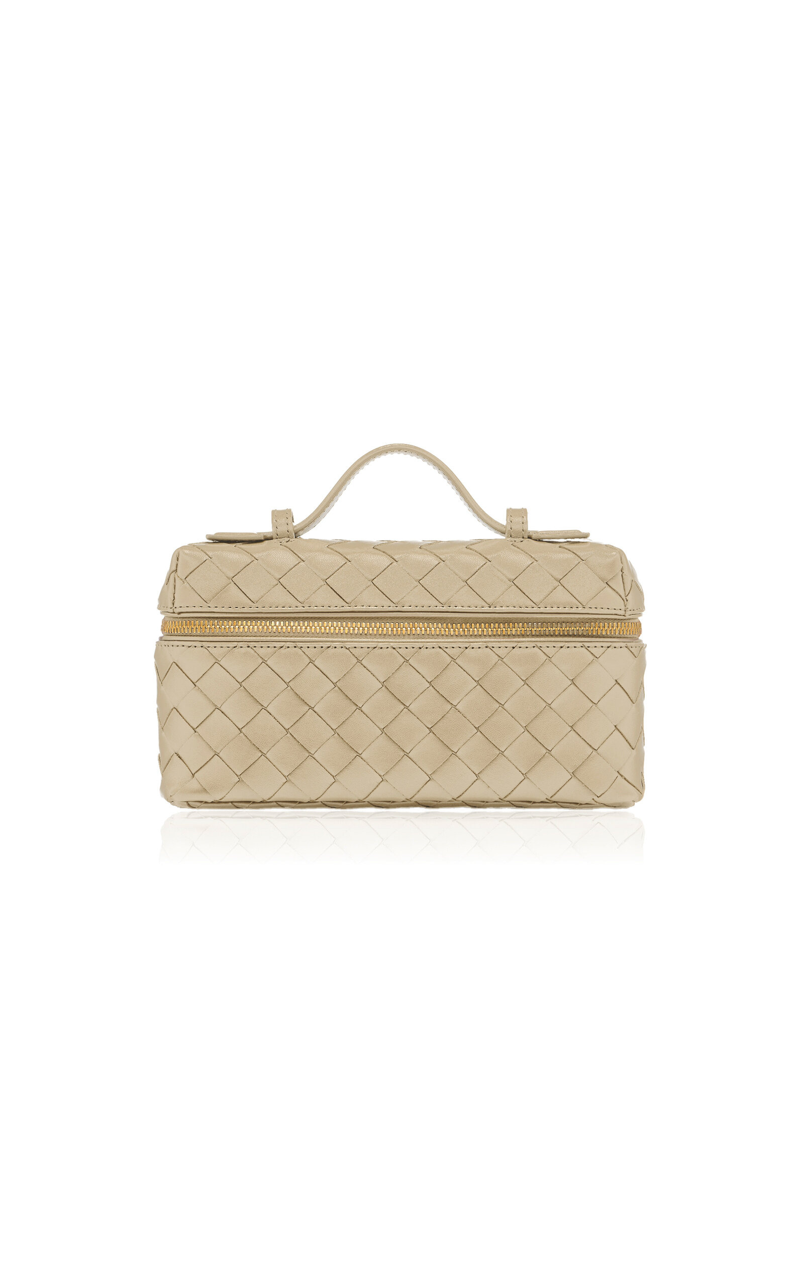 Bang Bang Intrecciato Leather Vanity Case white - 6