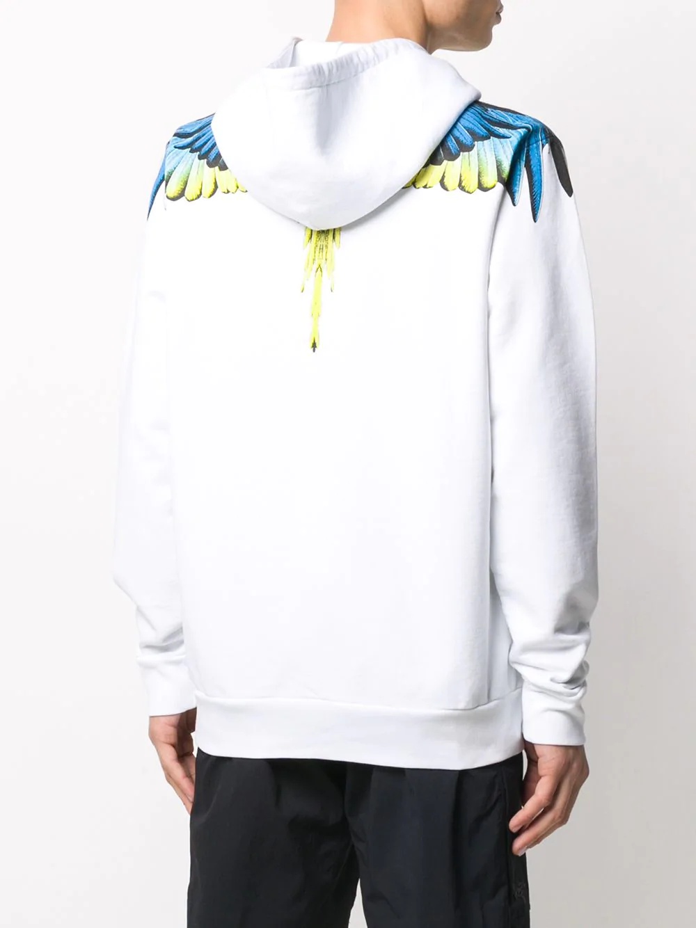 Wings print hoodie - 4