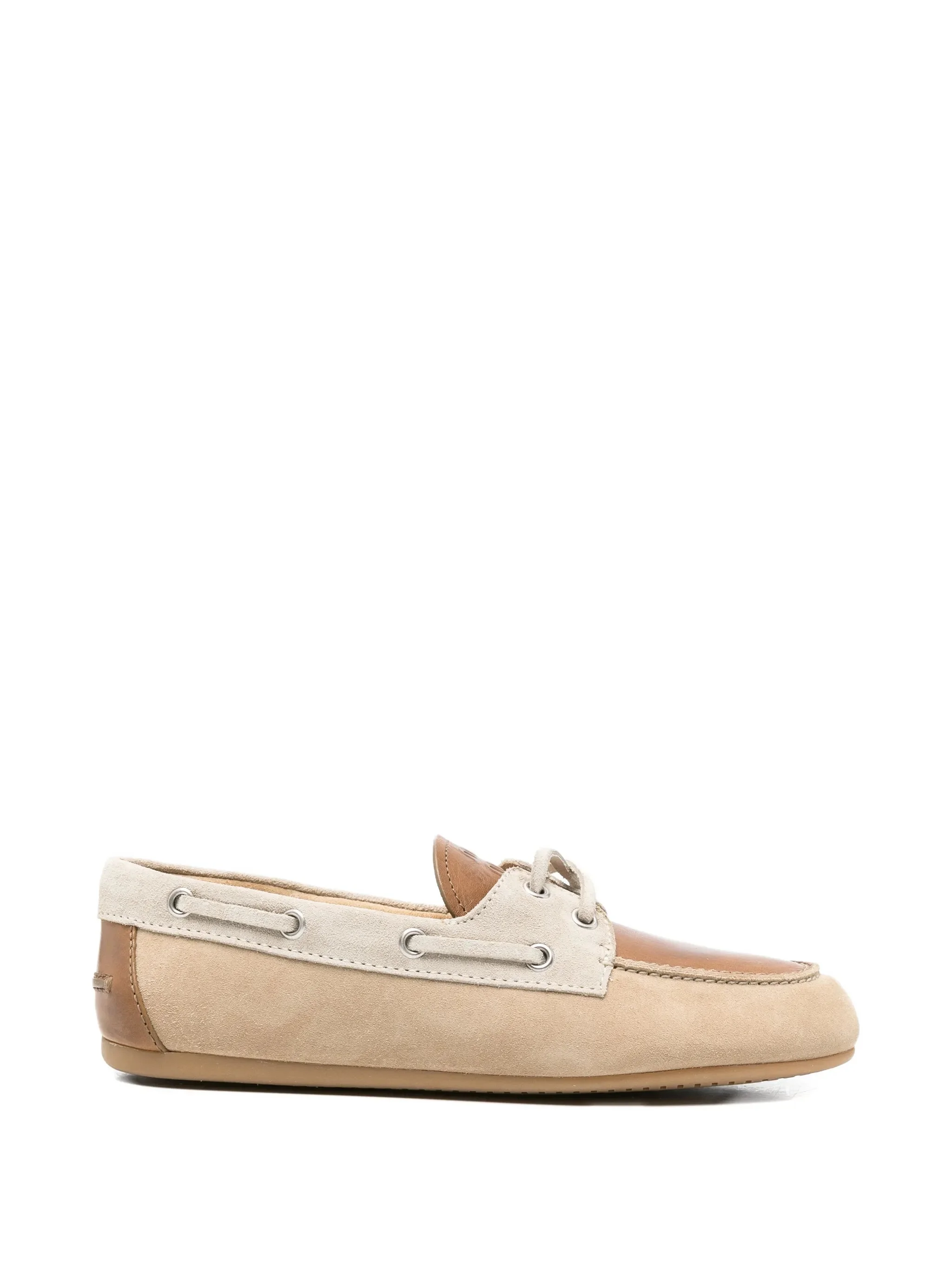 Miu Miu Suede Boat Shoes - 1