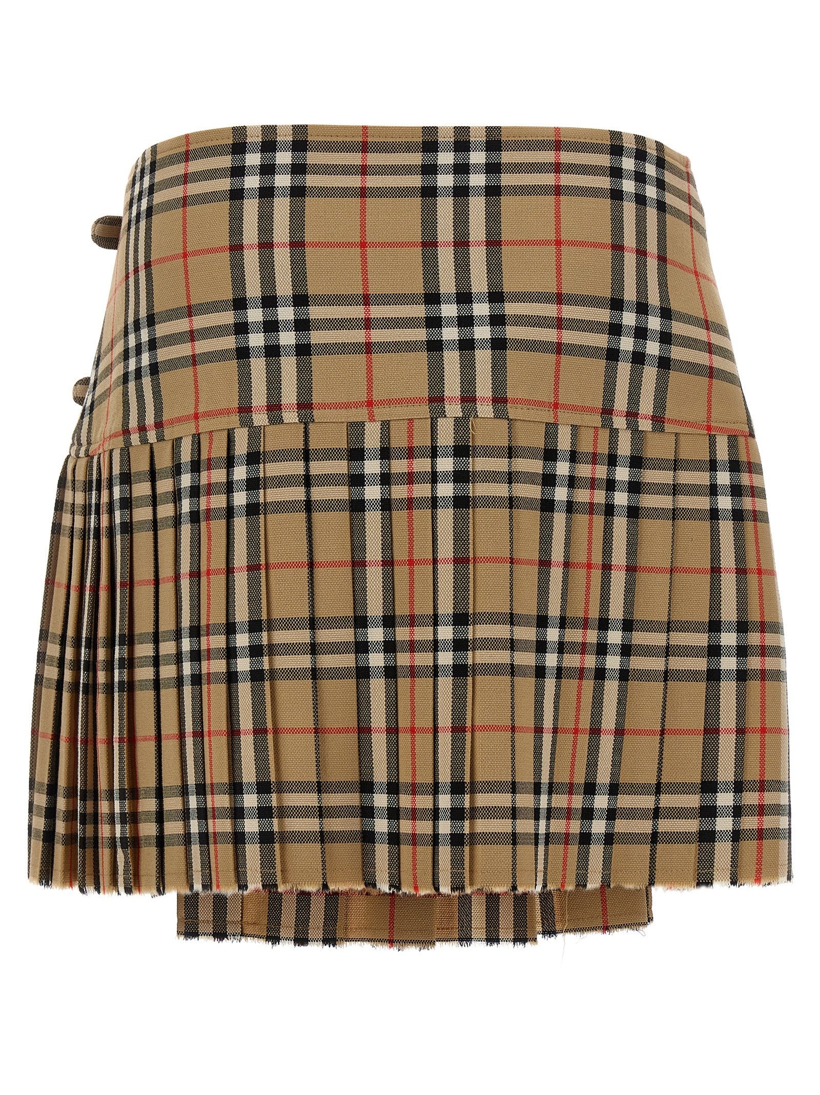 Kilt Skirt Skirts Beige - 2