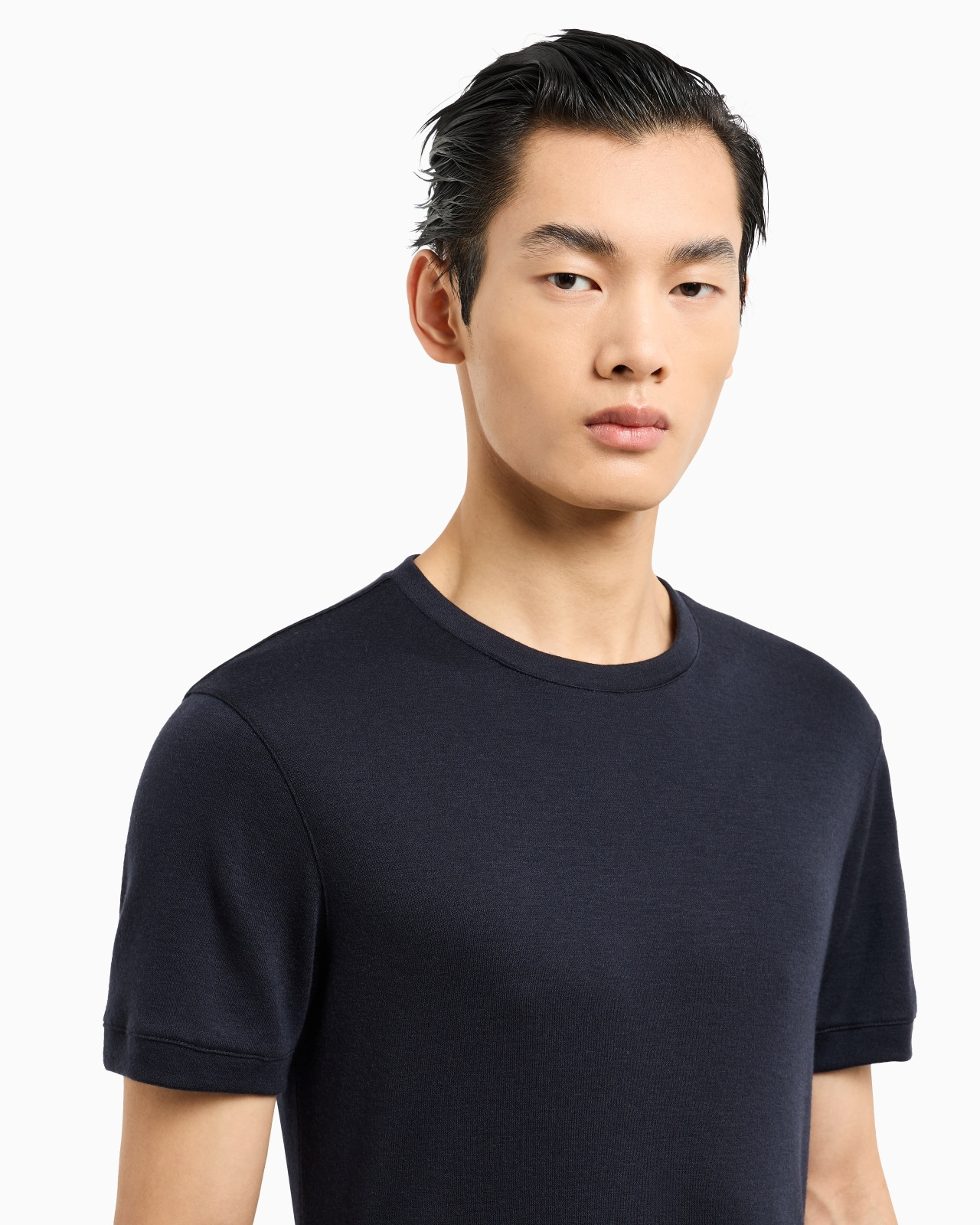 SHORT-SLEEVED CASHMERE ICON JUMPER - 5