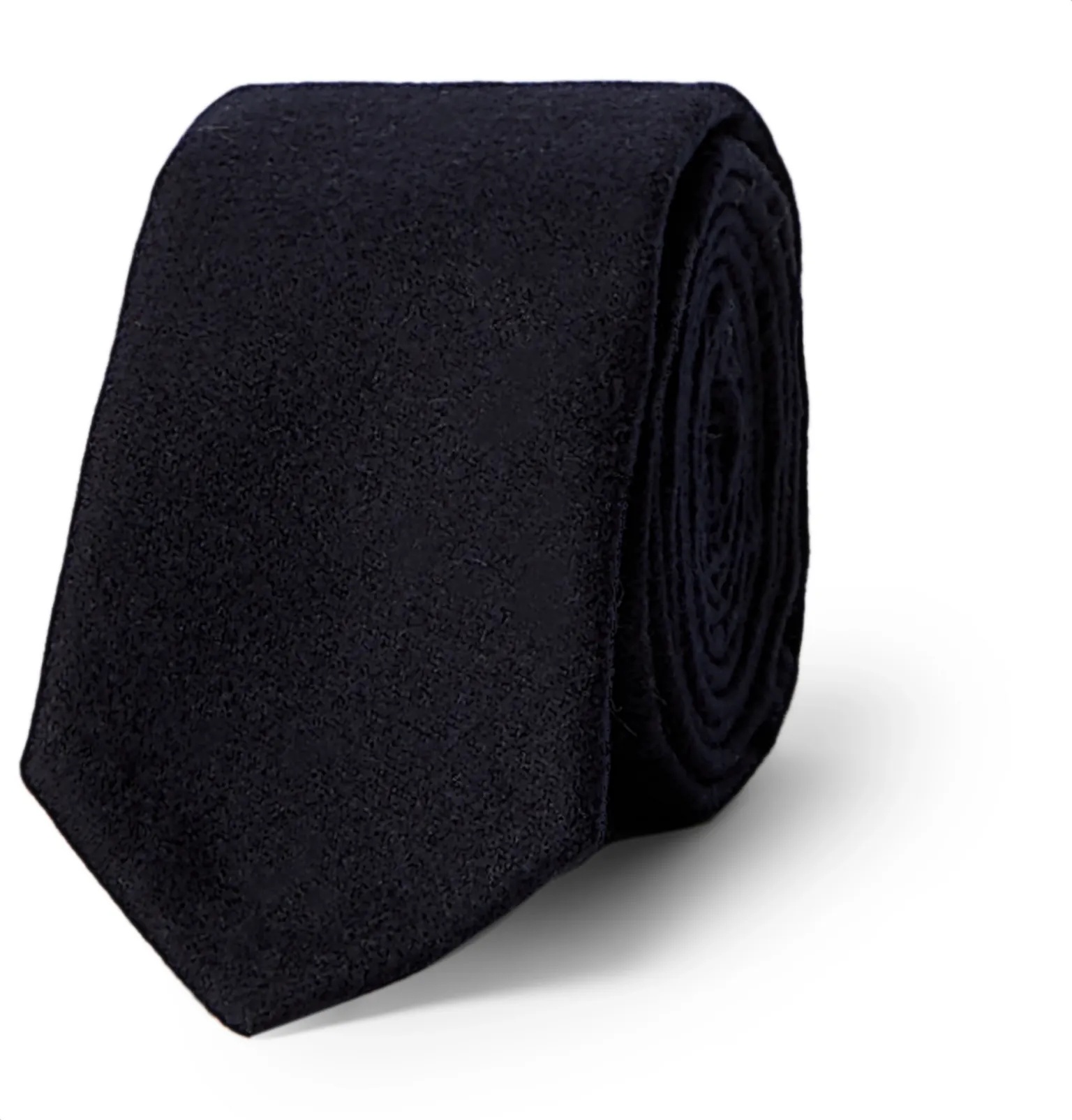 5cm Striped Wool and Cashmere-Blend Flannel Tie - 1