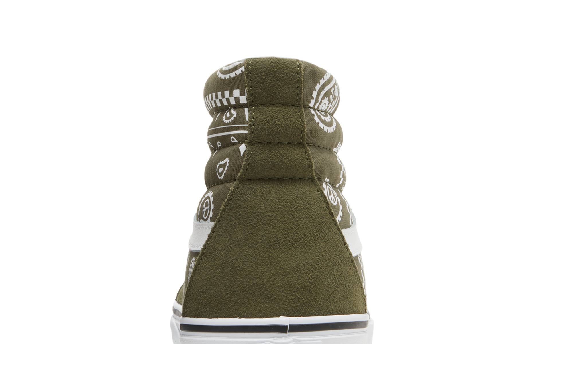 Sk8-Hi 'Peace Paisley - Grape Leaf' - 7