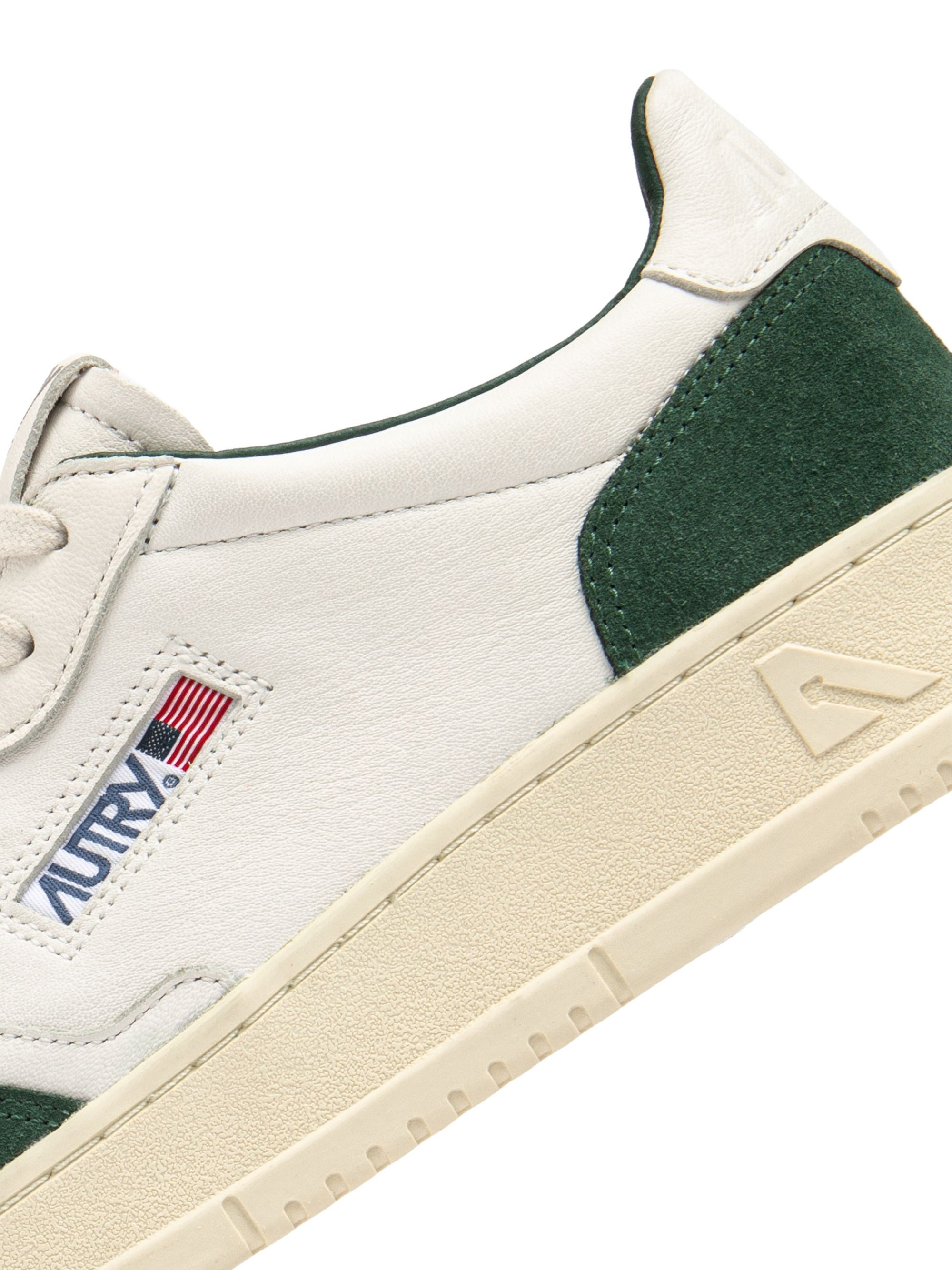 LEATHER SNEAKER WITH LOGO - 5