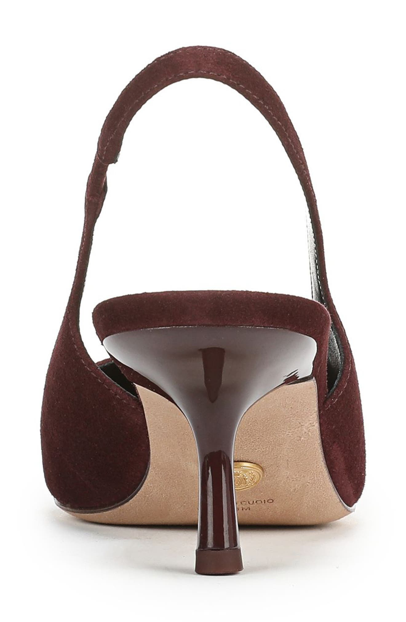 Veronica Beard Cashel Slingback Pointed Toe Pump in Raisin at Nordstrom - 7