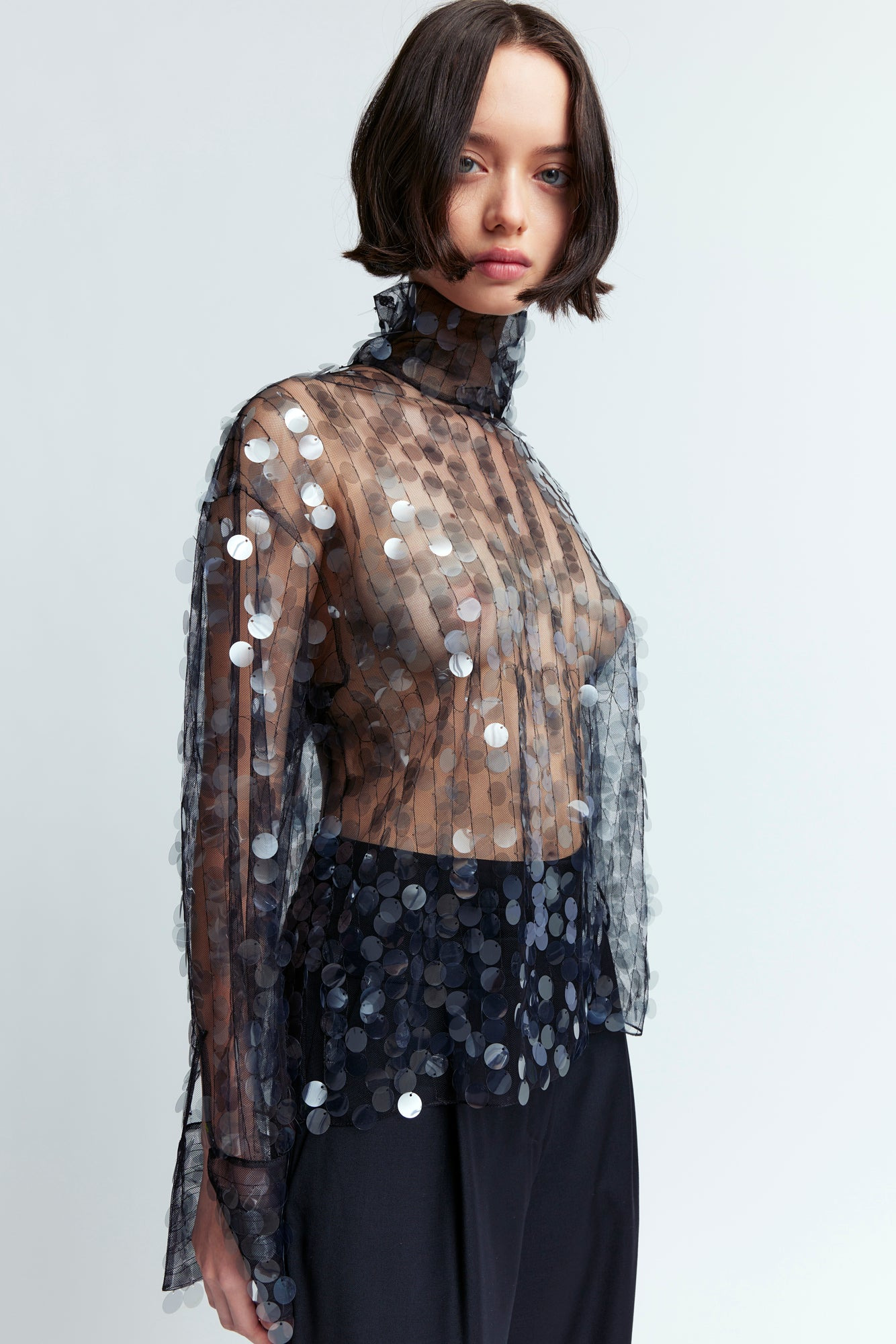 OLALL TOP IN SEQUIN - 2