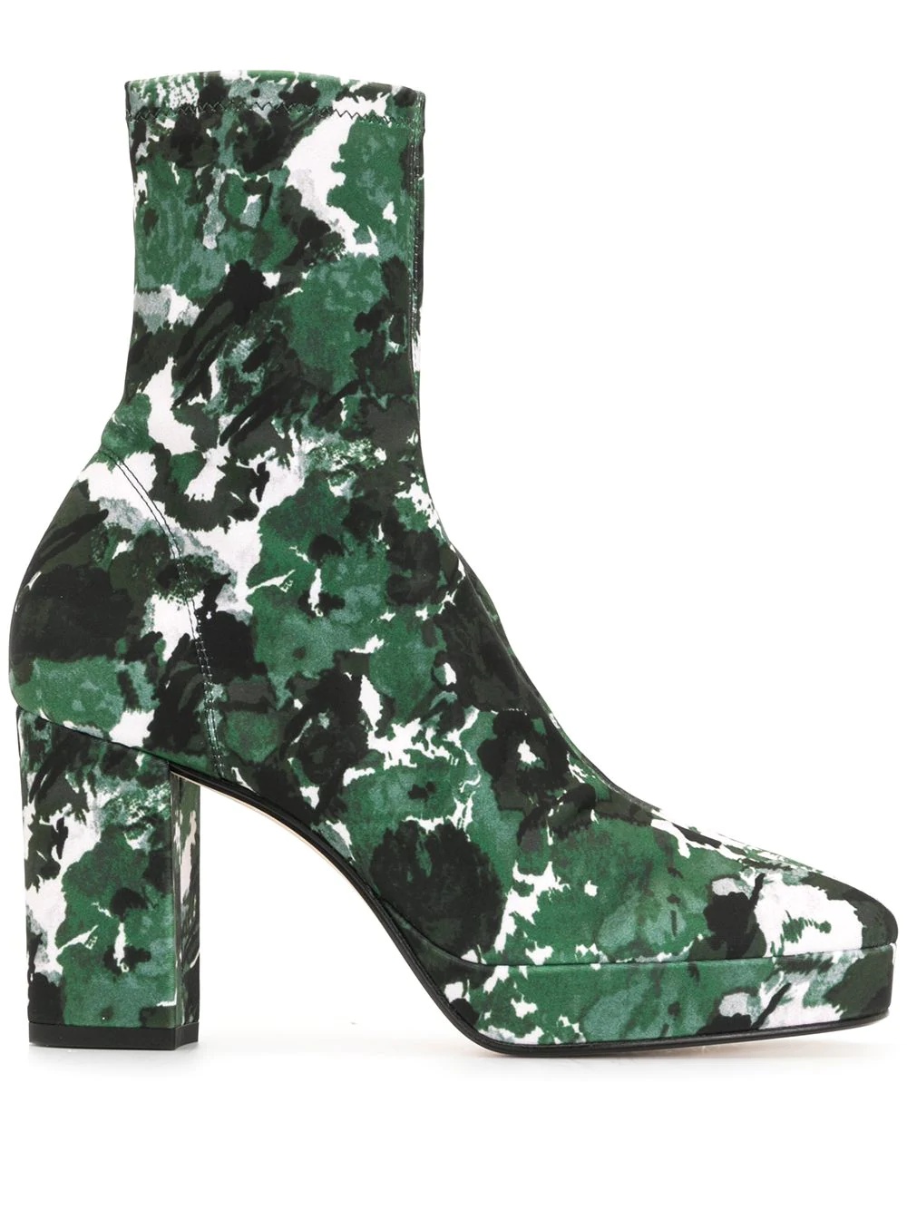 Glove Aquarelle platform ankle boots - 1