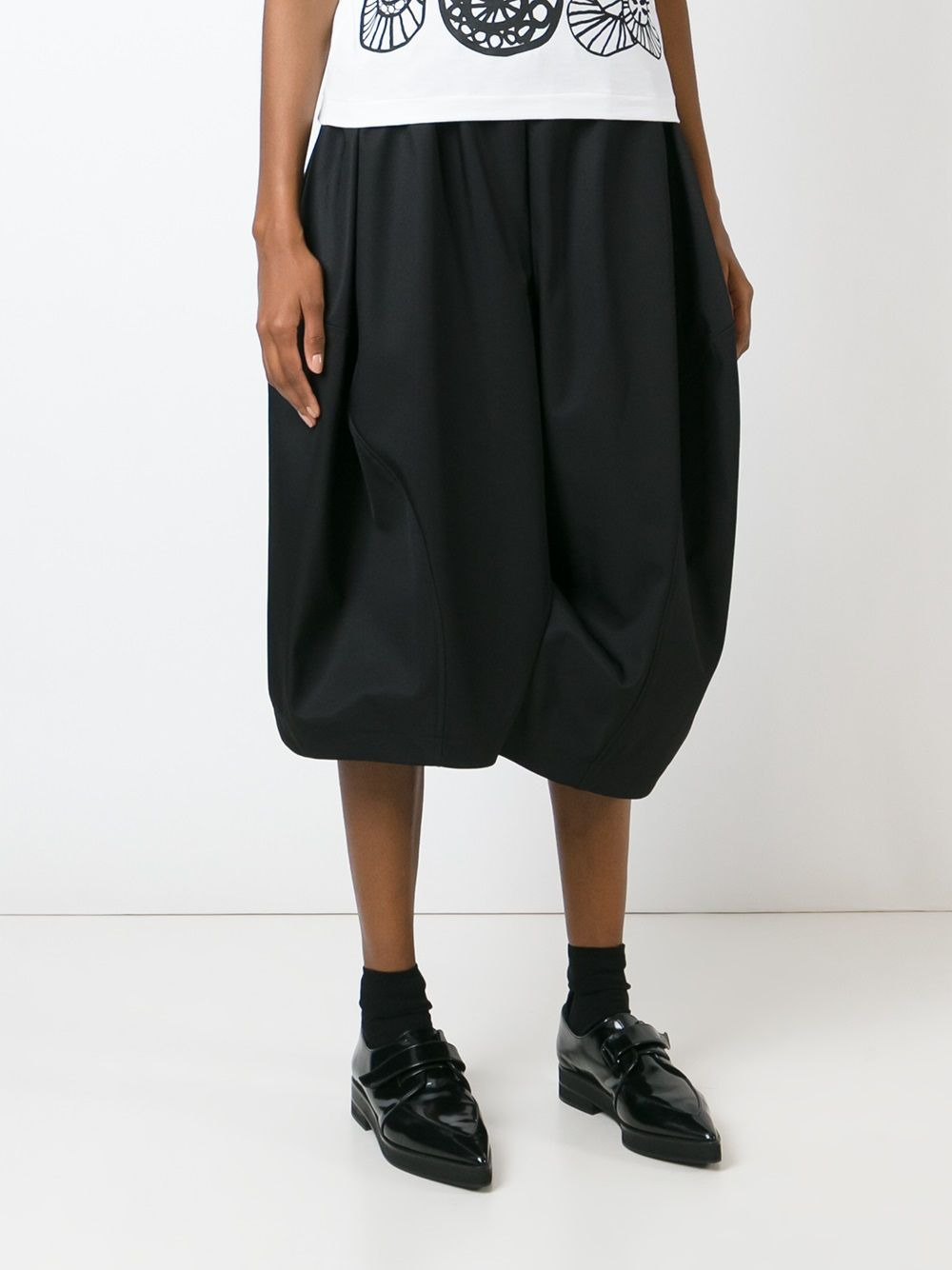 oversized wide culottes - 3