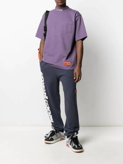 Heron Preston logo-patch turtleneck T-shirt outlook