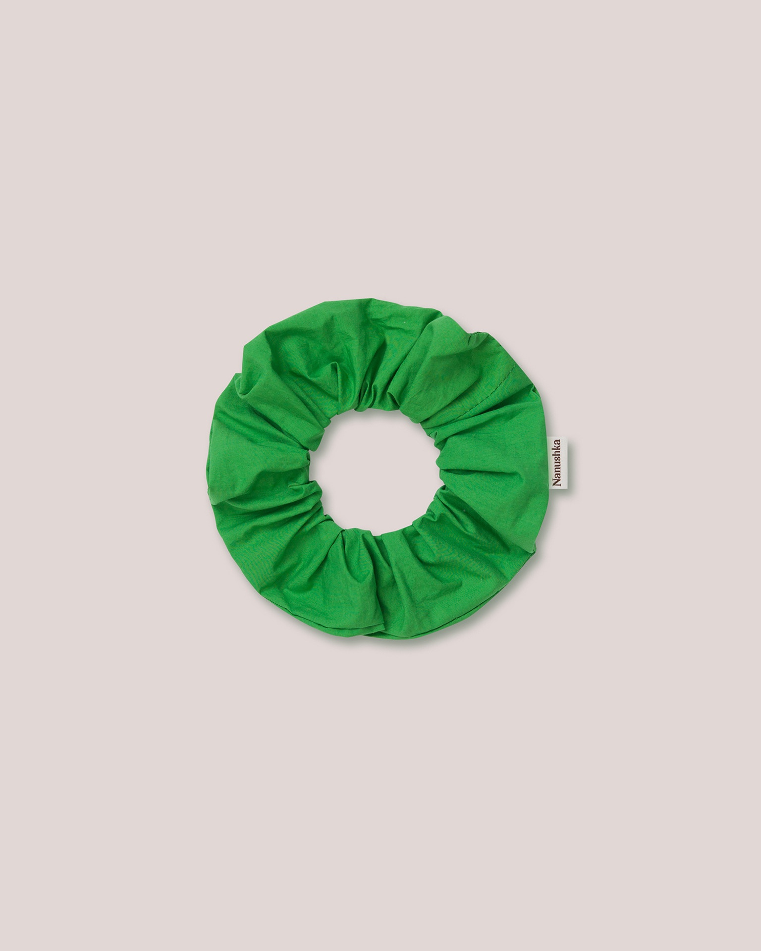 LOU - Poplin scrunchie - Green - 1