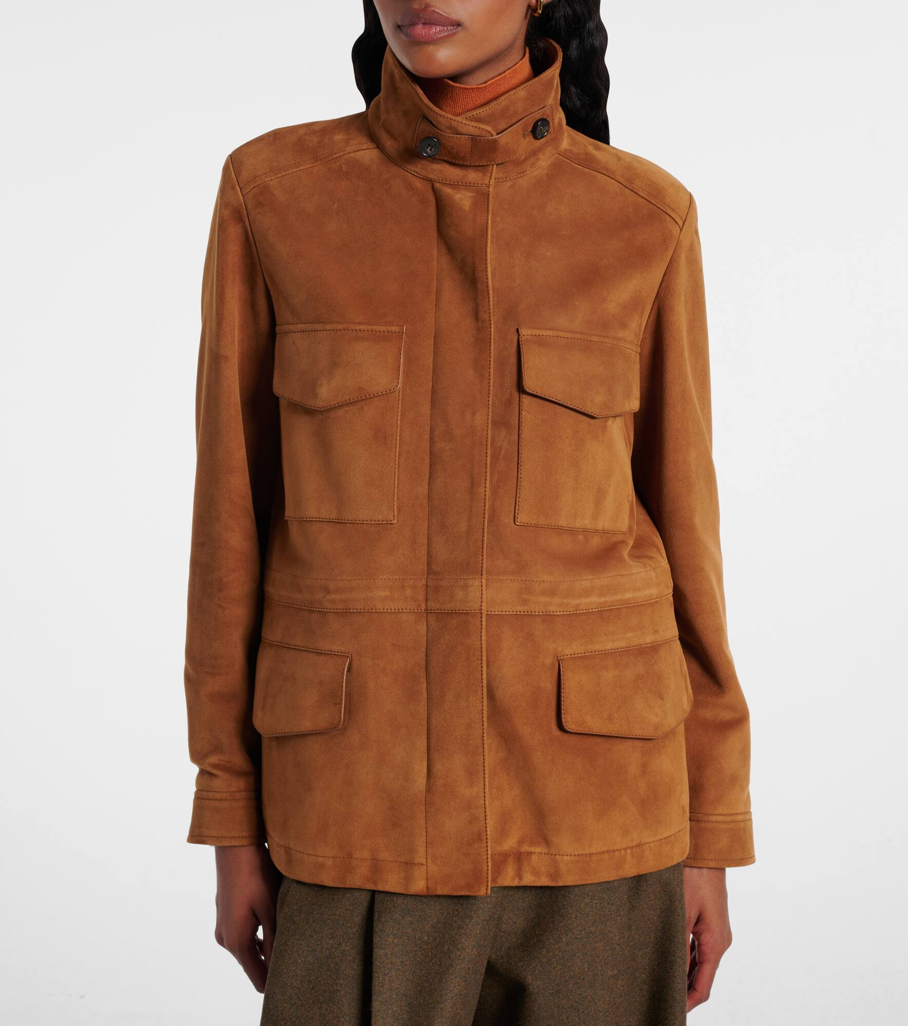 Suede field jacket - 6
