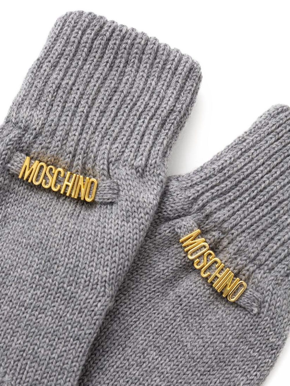 logo-lettering gloves - 2