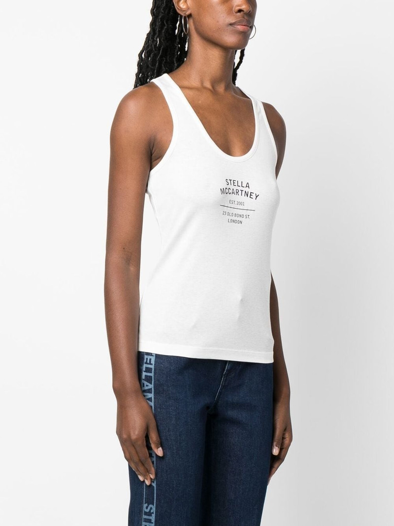 logo-print racerback top 3