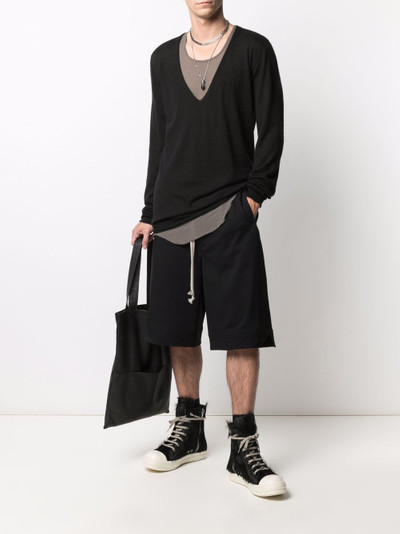 Rick Owens V-neck cashmere jumper outlook