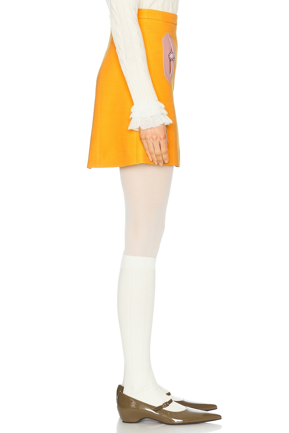 Crepe Couture Skirt - 3