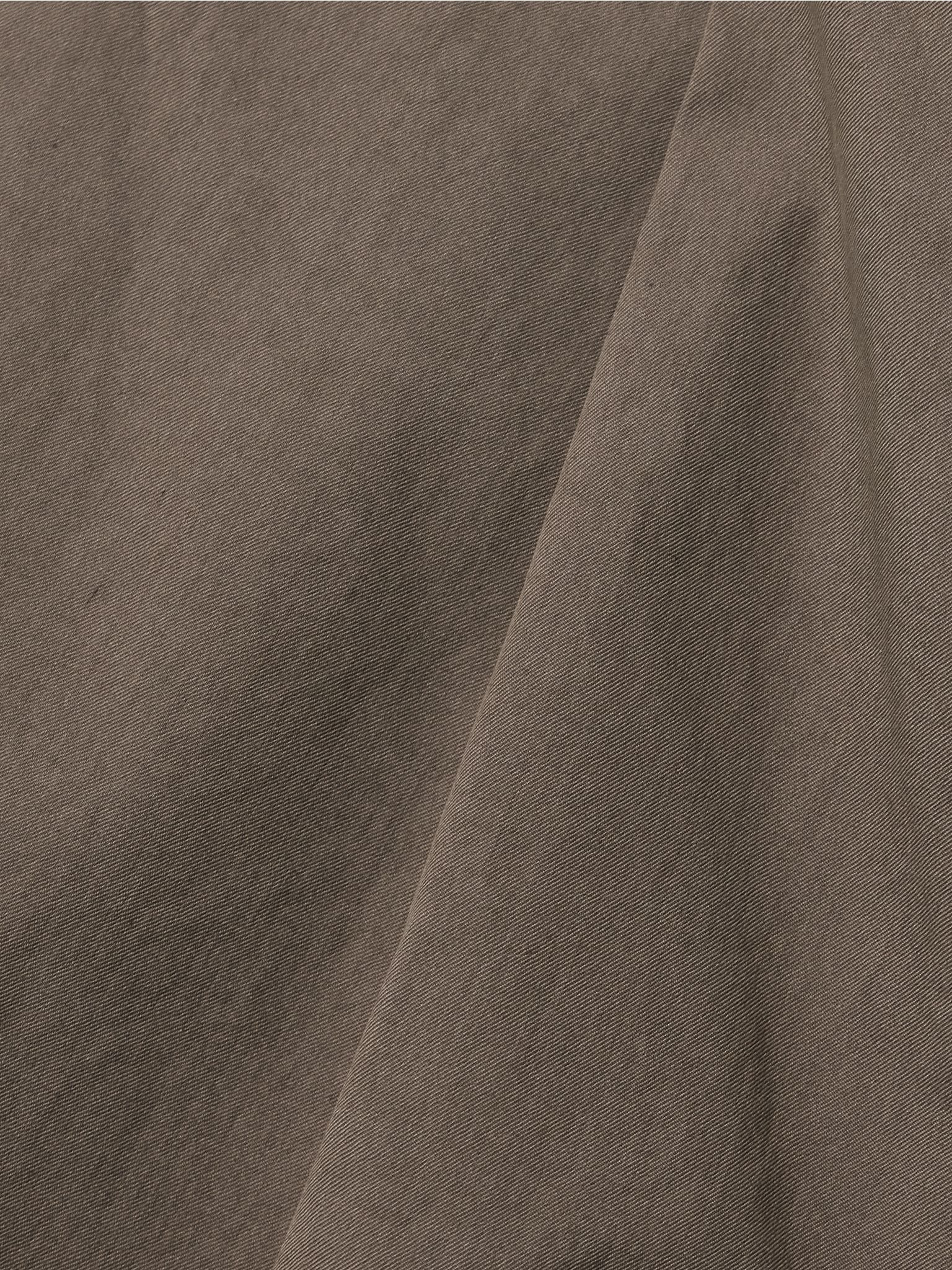 Alfidis pleated cotton-twill wide-leg pants Taupe - 5