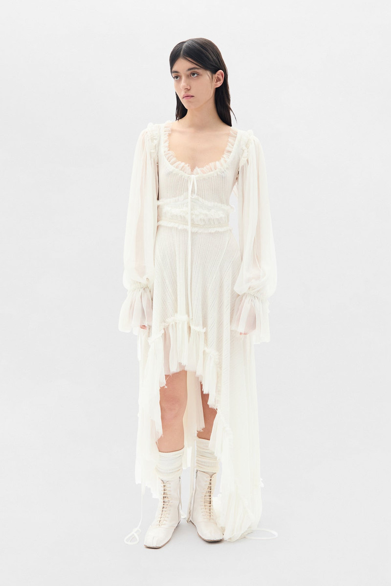 Giti Empire Waist Asymmetric Dress 1