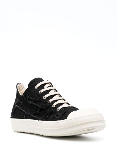 Rick Owens DRKSHDW distressed-effect low-top sneakers outlook