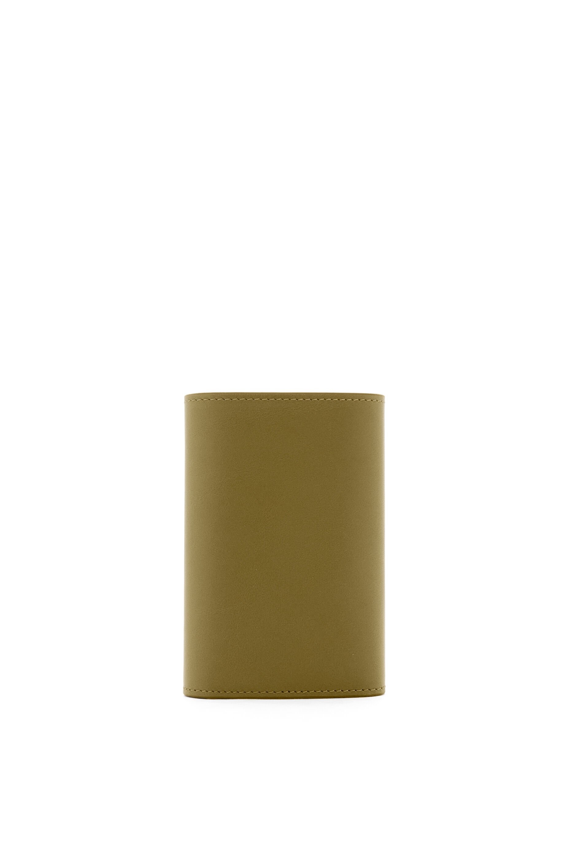Pebble small vertical wallet in shiny nappa calfskin - 4