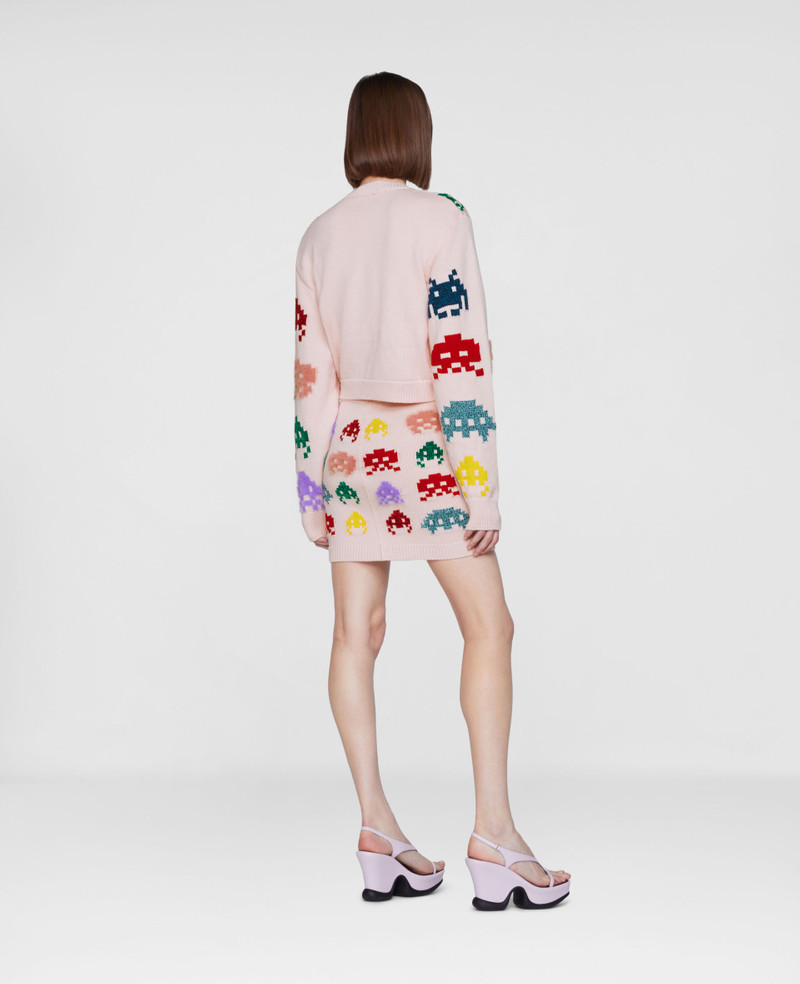 Gamer Cropped Knit Sweater 3