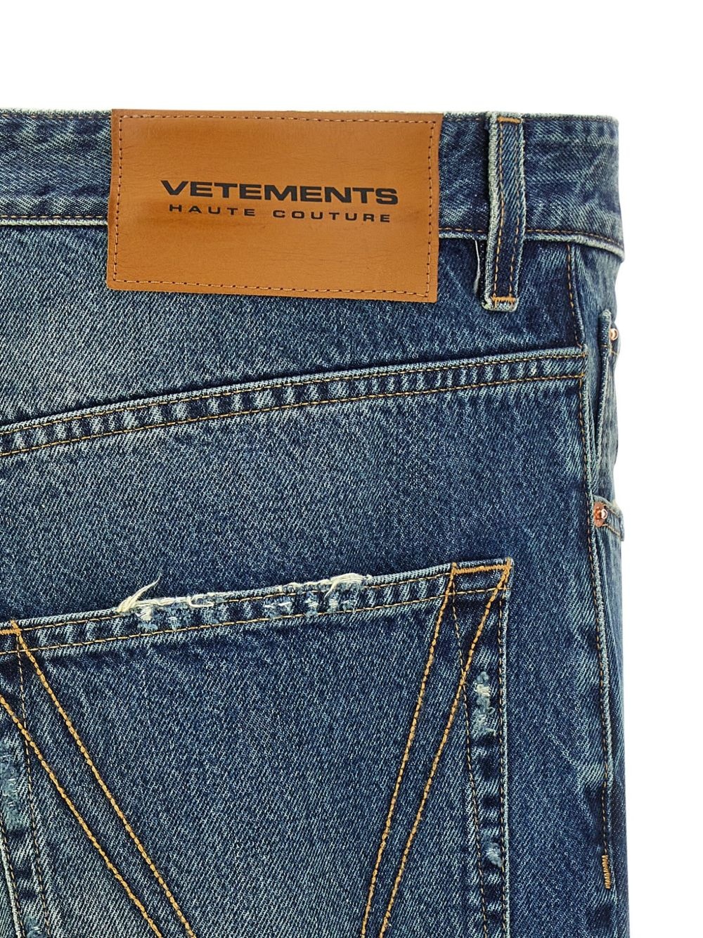 cotton baggy jeans - 4