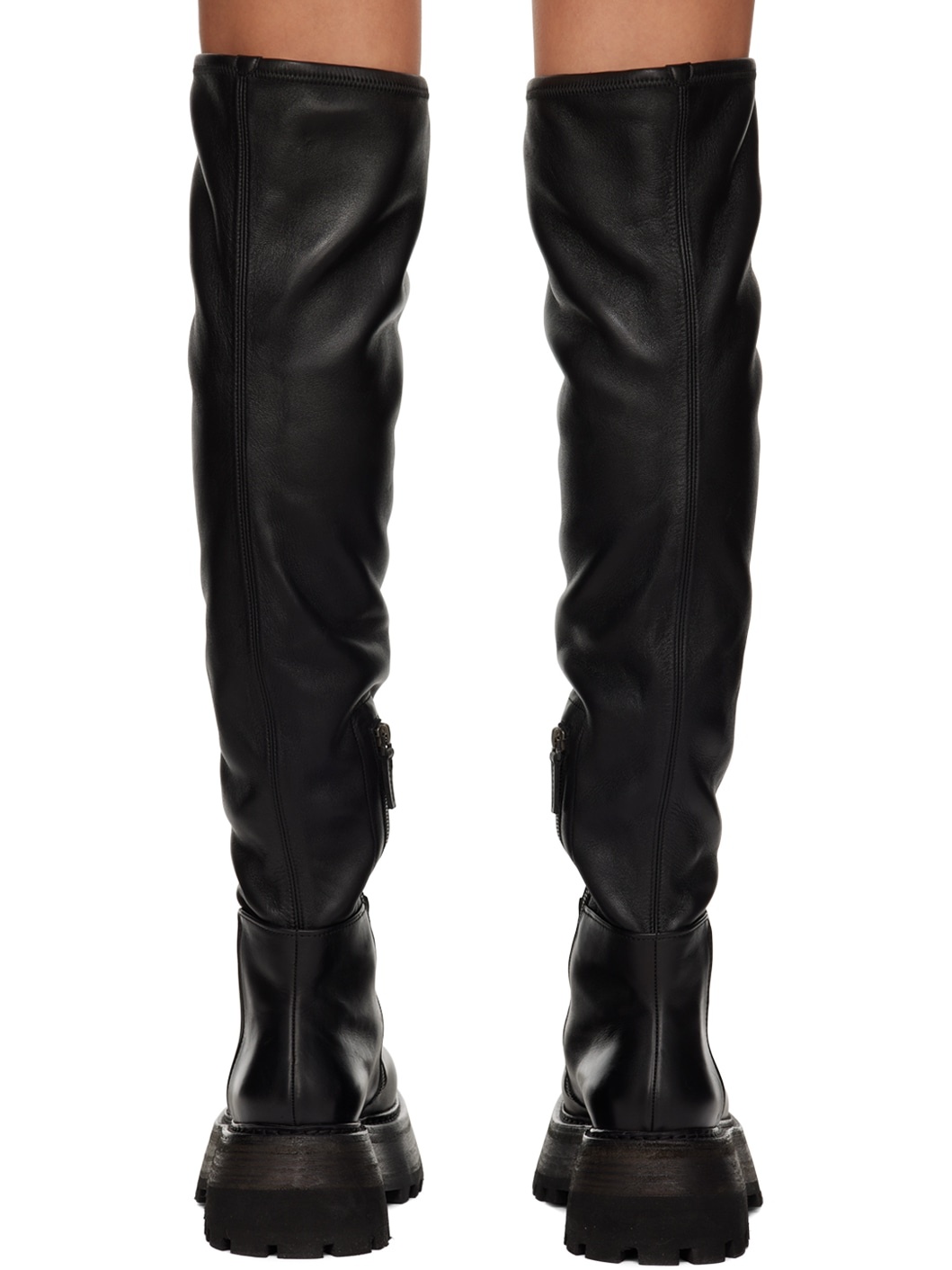Black Quadrarmato Boots - 2