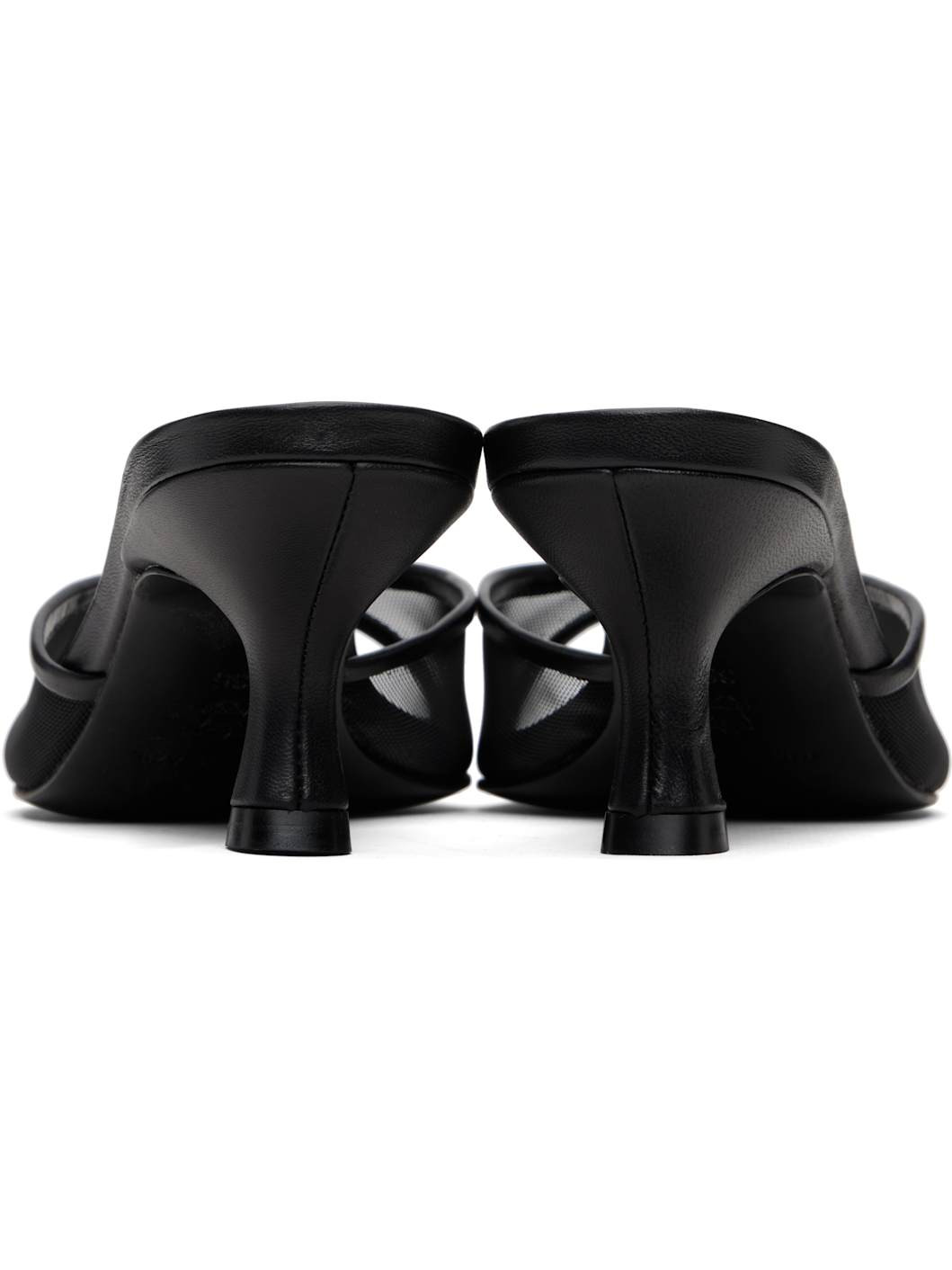 Black Brigitte Mules - 2
