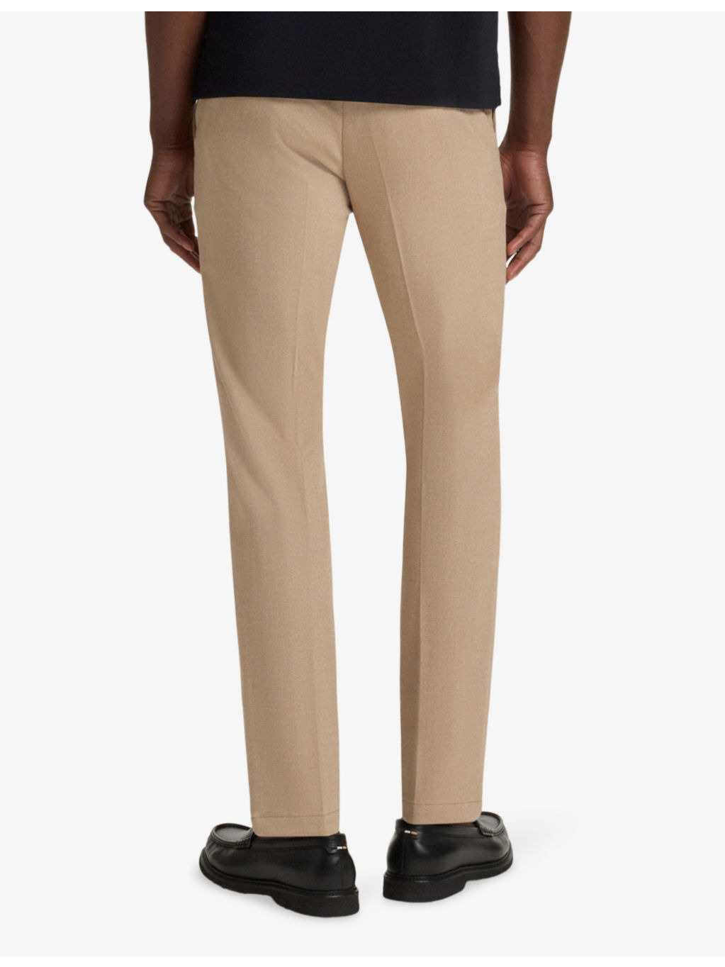 Slim-Fit Straight-Leg Stretch-Woven Trousers - 4