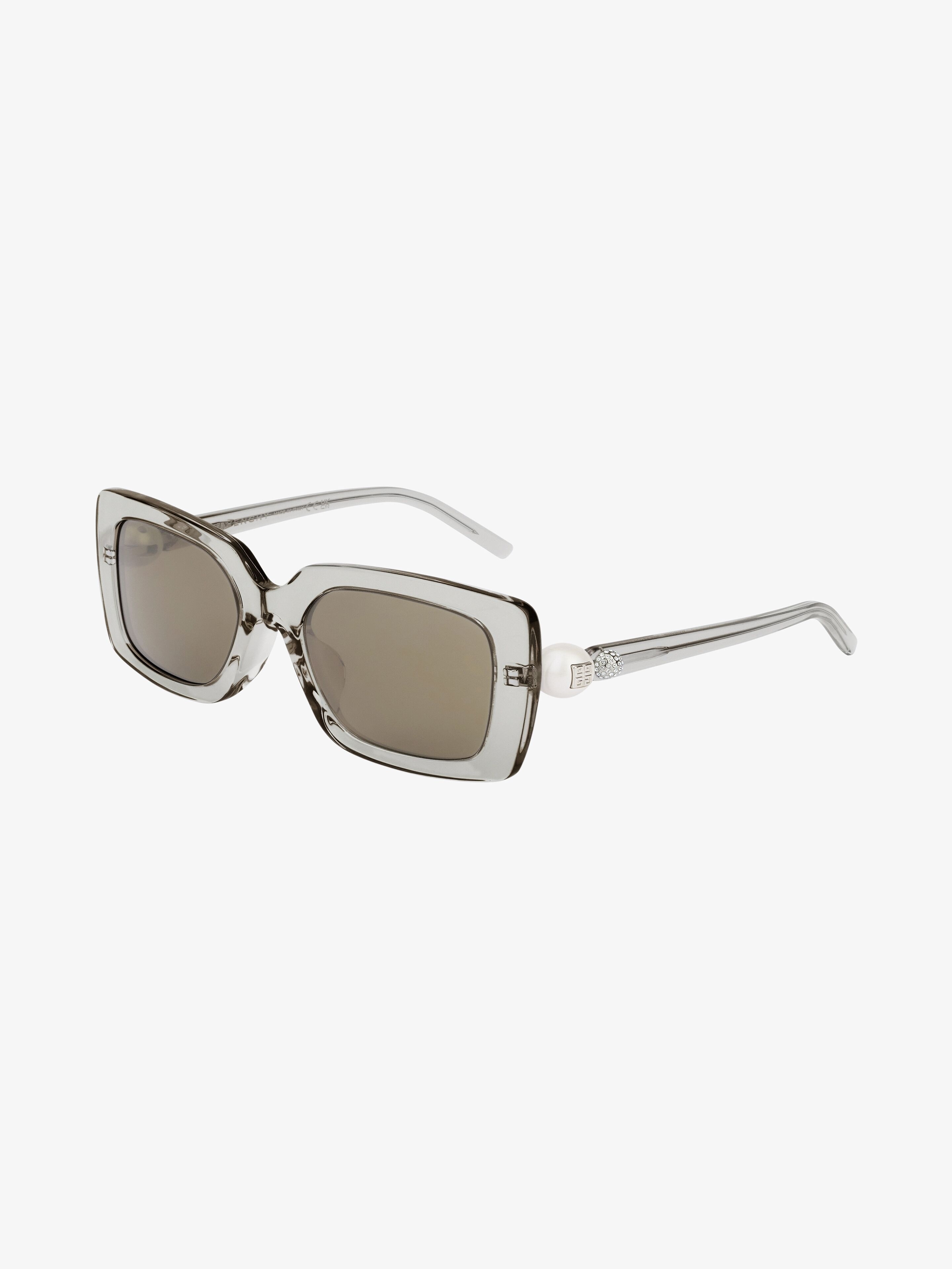 4G PEARL SUNGLASSES IN ACETATE WITH CRYSTALS - 1