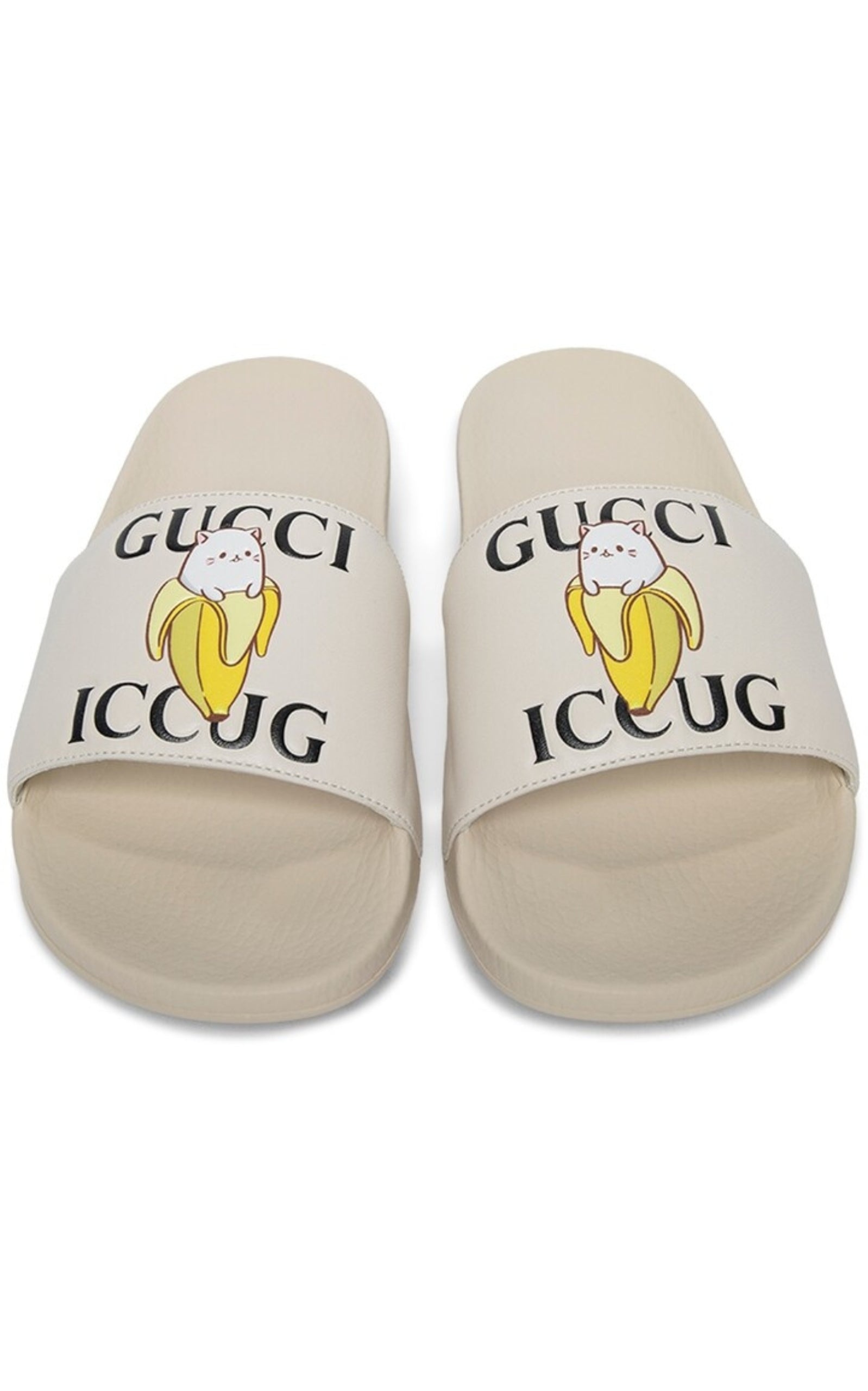X Bananya Logo-print Open-toe Slides - 5