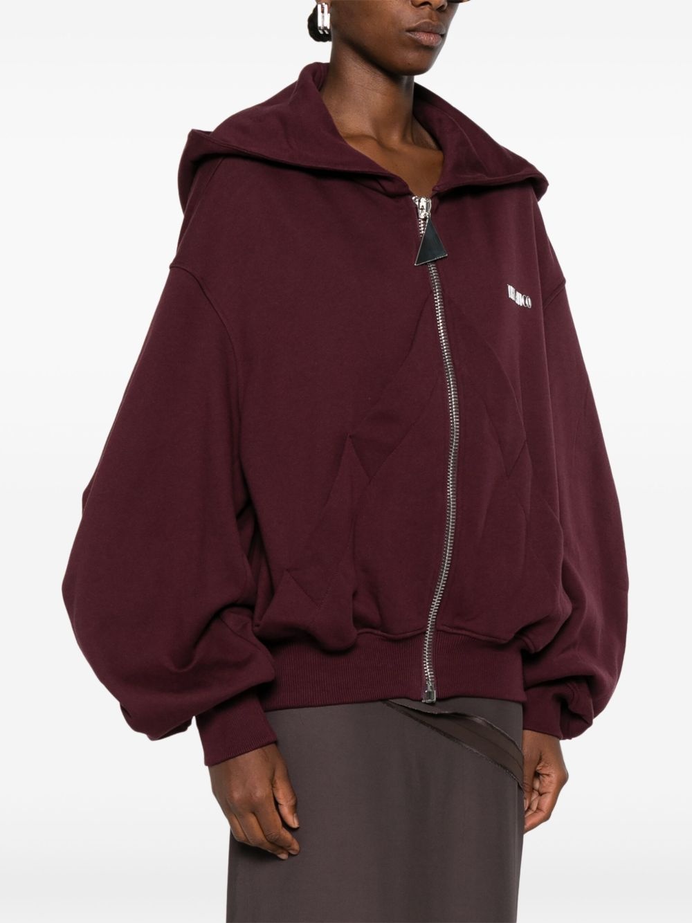 zip-up hoodie - 3