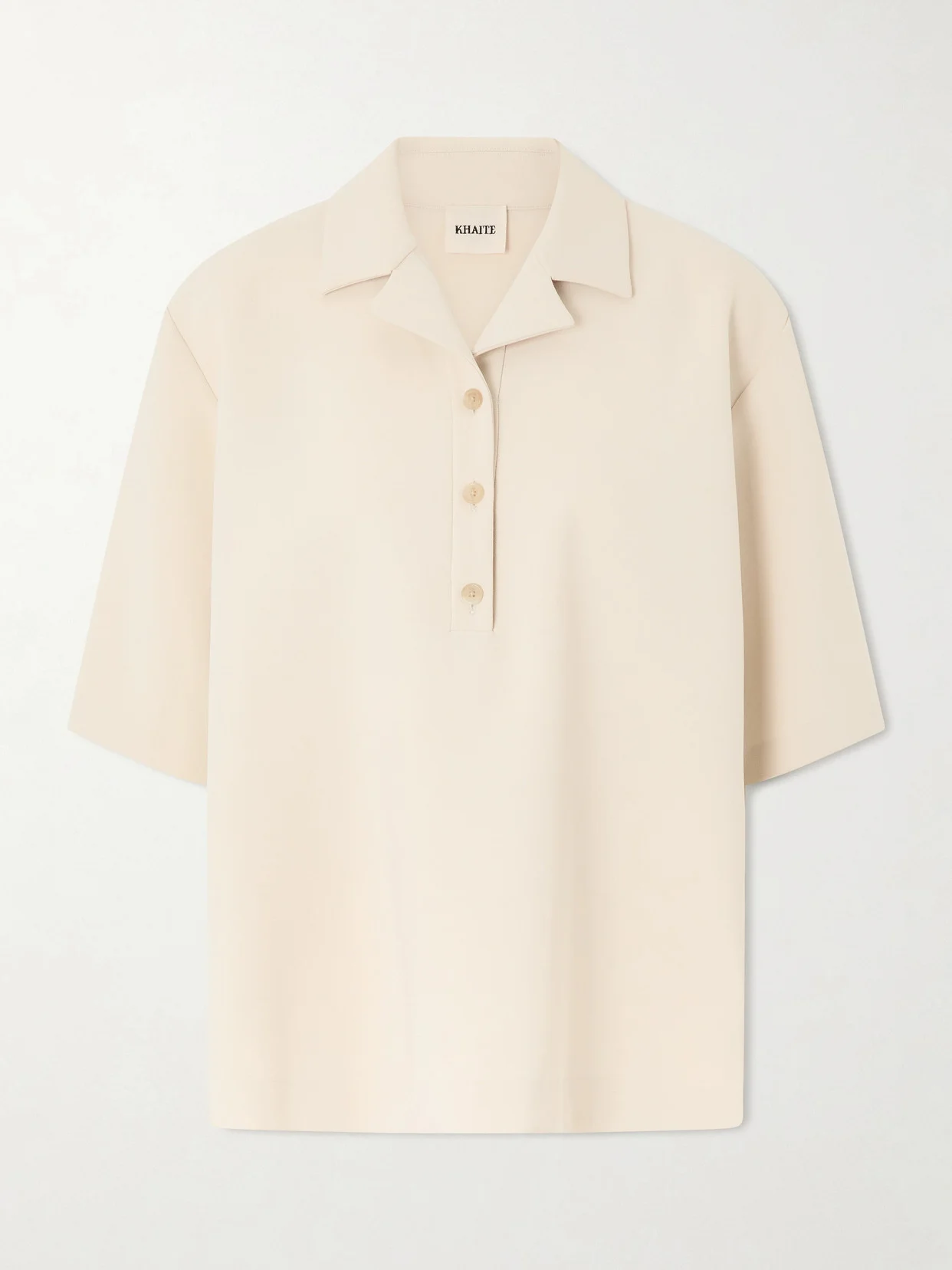 Loucin Naia-blend Crepe T-shirt - 1