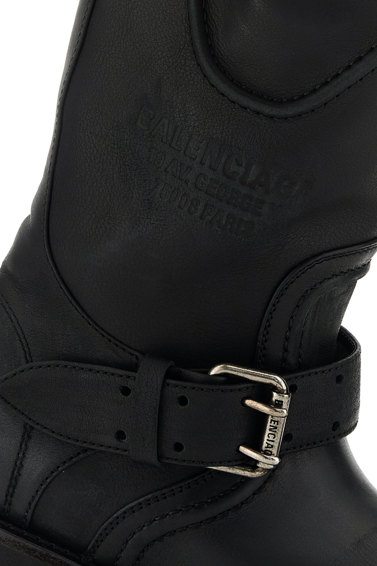 Black leather Venom boots - 4