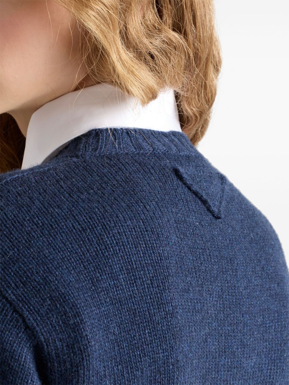 ribbed Re-Cashmere sweater - 4