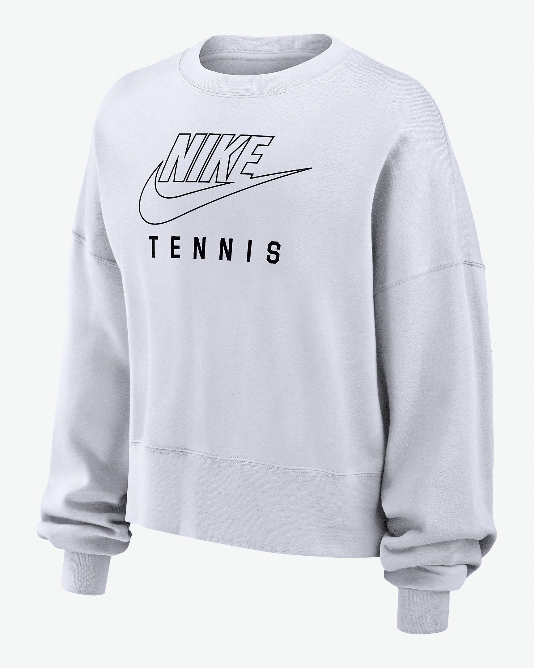 Nike Phoenix Fleece Women's Tennis Crew-Neck Sweatshirt - 1