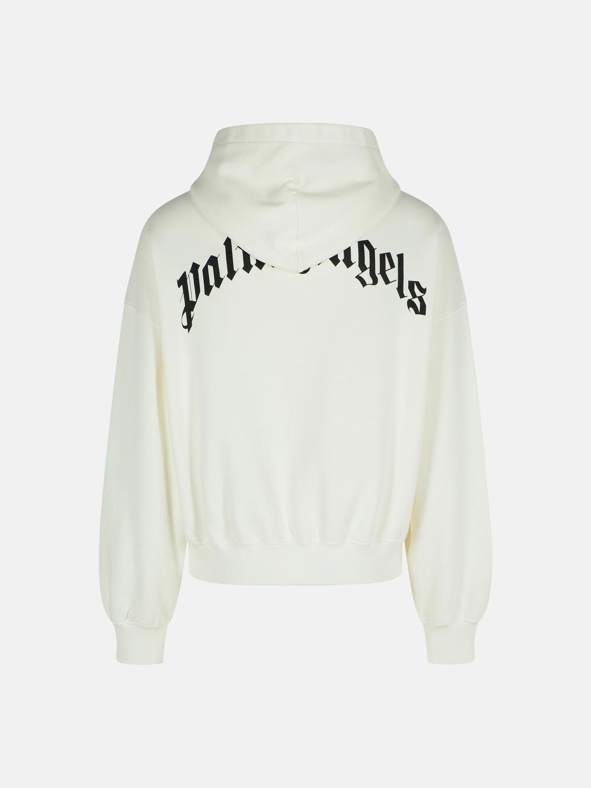 WHITE COTTON SWEATSHIRT - 3
