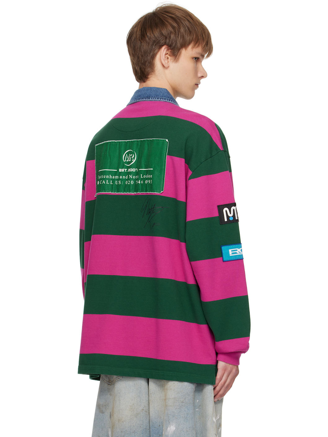 Purple & Green Rugby Polo - 3