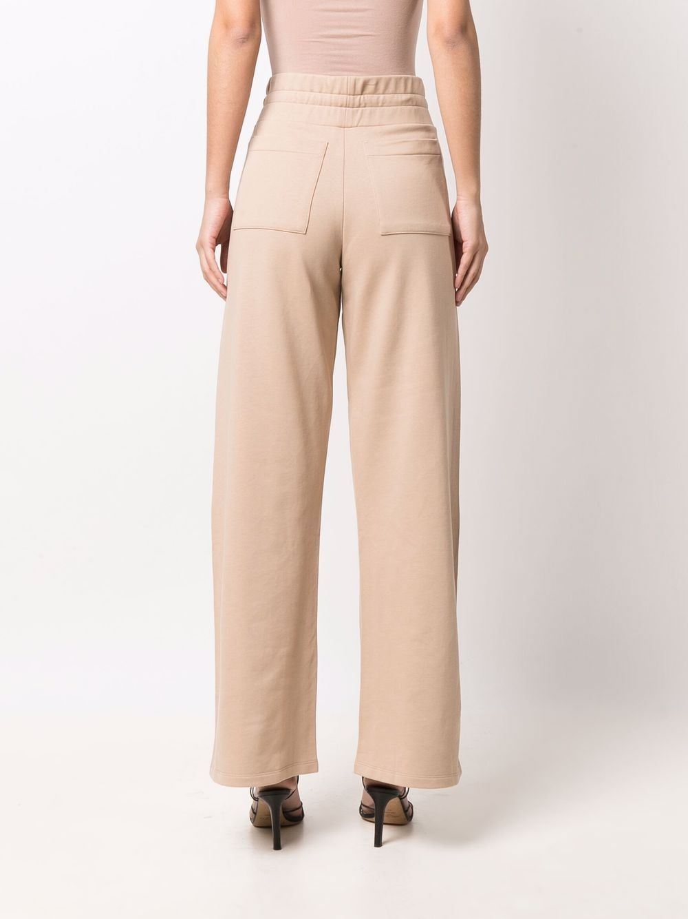 side-button detail trousers - 4